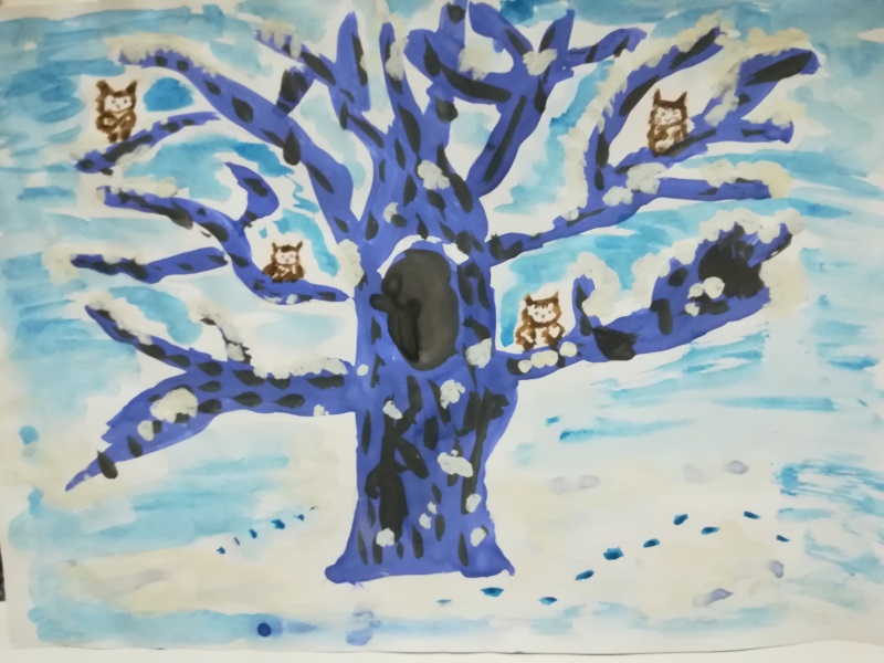 Какое впечатление произвел зимний дуб на учительницу. Ю Нагибин зимний дуб. Зимний дуб рисунок. Дуб зимой рисунок. Нарисовать дуб зимой.